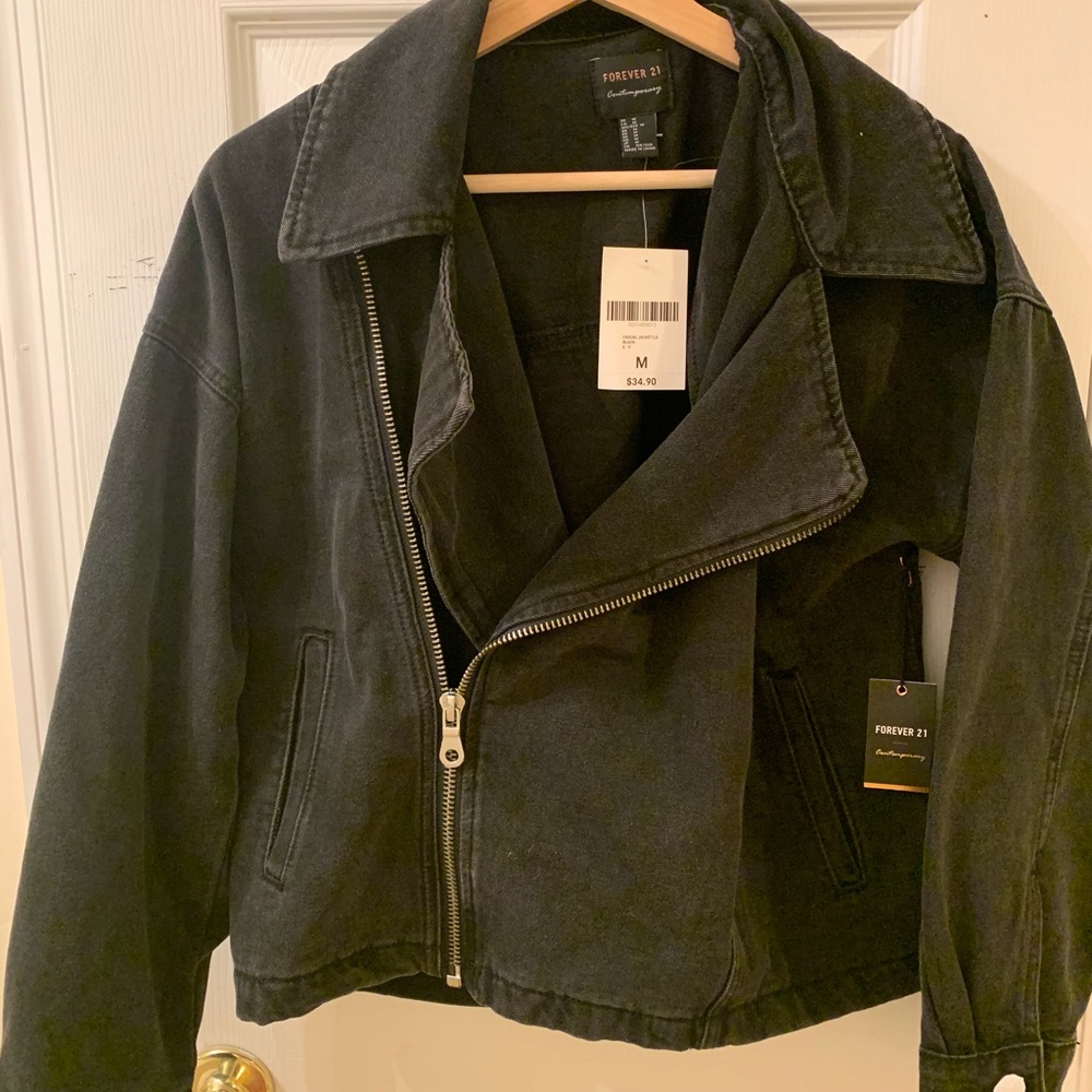 Forever 21 Black Denim Jacket